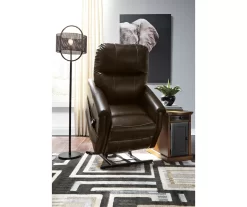 Markridge Chocolate Faux Leather Power Lift Recliner 15 Markridge Chocolate Faux Leather Power Lift Recliner -Chic Furniture Shop 810609737 8