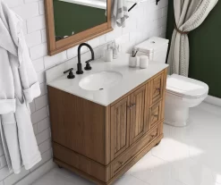 DHP Atwater Living Jazmyn Bathroom Vanity With White Sink 27 DHP Atwater Living Jazmyn Bathroom Vanity With White Sink -Chic Furniture Shop 810610487 B0 1