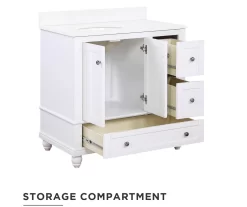 DHP Atwater Living Jazmyn Bathroom Vanity With White Sink 31 DHP Atwater Living Jazmyn Bathroom Vanity With White Sink -Chic Furniture Shop 810610488 A0 2
