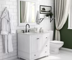 DHP Atwater Living Jazmyn Bathroom Vanity With White Sink 33 DHP Atwater Living Jazmyn Bathroom Vanity With White Sink -Chic Furniture Shop 810610488 B0 2