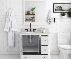 DHP Atwater Living Jazmyn Bathroom Vanity With White Sink 34 DHP Atwater Living Jazmyn Bathroom Vanity With White Sink -Chic Furniture Shop 810610488 B0 3