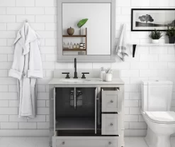 DHP Atwater Living Jazmyn Bathroom Vanity With White Sink 24 DHP Atwater Living Jazmyn Bathroom Vanity With White Sink -Chic Furniture Shop 810610489 B0 3