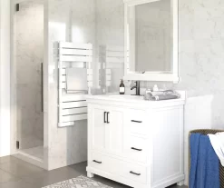 DHP Atwater Living Mills White Bathroom Vanity With Sink -Chic Furniture Shop 810610511 B0 3