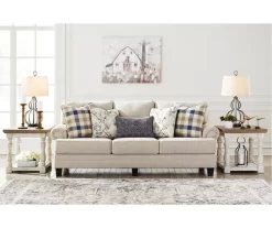 Meggett Linen Sofa -Chic Furniture Shop 810610793 A0 5