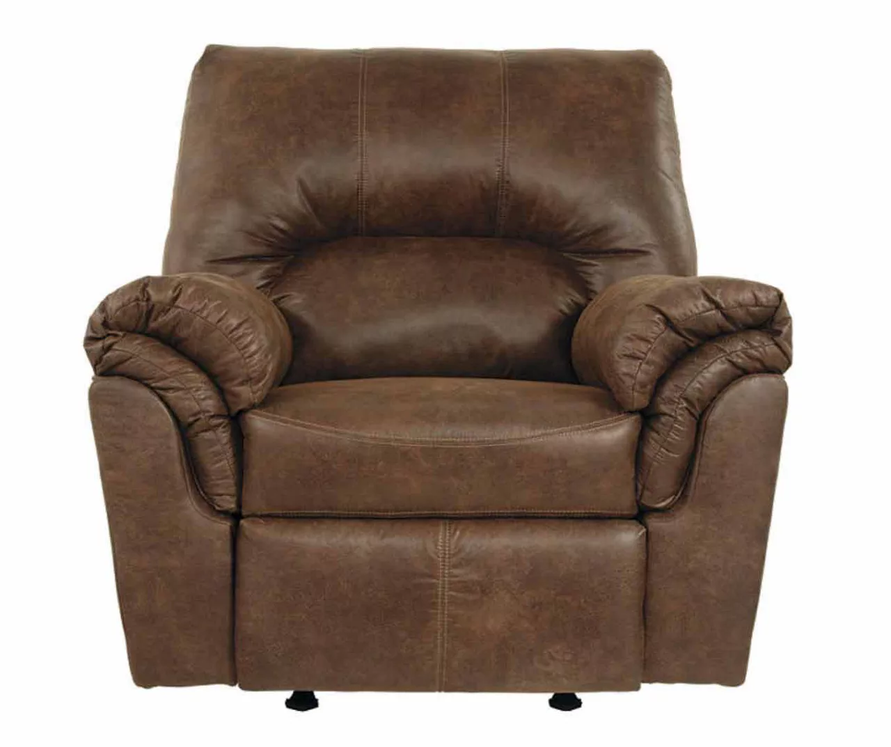 Bladen Coffee Faux Leather Rocker Recliner 1 Bladen Coffee Faux Leather Rocker Recliner