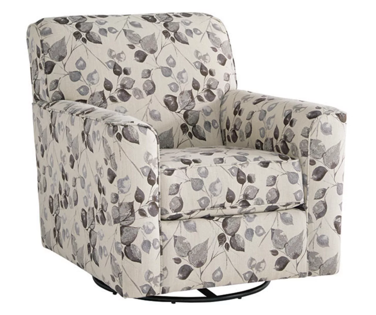 Abney Floral Swivel Accent Chair 1 Abney Floral Swivel Accent Chair