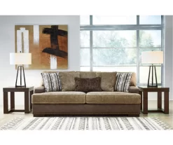 Alesbury Brown Faux Leather Sofa 13 Alesbury Brown Faux Leather Sofa -Chic Furniture Shop 810612256 5
