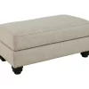 Asanti Gray Ottoman