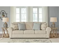 Haisley Ivory Queen Sleeper Sofa 8 Haisley Ivory Queen Sleeper Sofa -Chic Furniture Shop 810612307 3