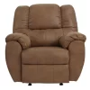 McGann Saddle Faux Leather Rocker Recliner