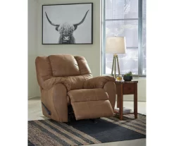 McGann Saddle Faux Leather Rocker Recliner -Chic Furniture Shop 810612511 A0 4
