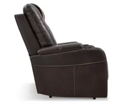 Composer Brown Faux Leather Power Recliner -Chic Furniture Shop 810612553 12