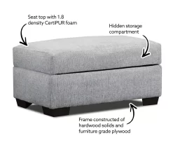 Parkdale Dove Storage Ottoman 7 Parkdale Dove Storage Ottoman -Chic Furniture Shop 810616031 X0 1 1