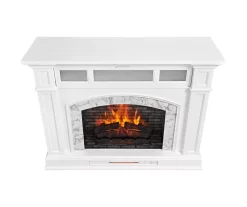 62" White Marble Grand Electric Fireplace Console 19 62" White Marble Grand Electric Fireplace Console -Chic Furniture Shop 810617766 A0 4
