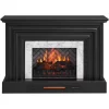 53.5" Black Petite Grand Electric Fireplace Console