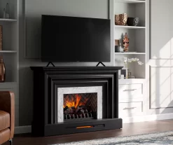 53.5" Black Petite Grand Electric Fireplace Console -Chic Furniture Shop 810617767 B0 3