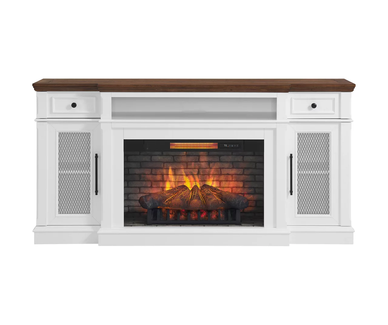 73.5" Castillo Electric Fireplace Console 1 73.5" Castillo Electric Fireplace Console