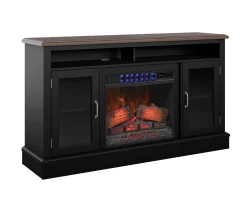 59.5" Black CoolGlow Electric Fireplace & Fan Console 17 59.5" Black CoolGlow Electric Fireplace & Fan Console -Chic Furniture Shop 810620259 A0 4