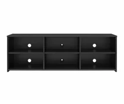 60" Capstan Black Oak TV Stand