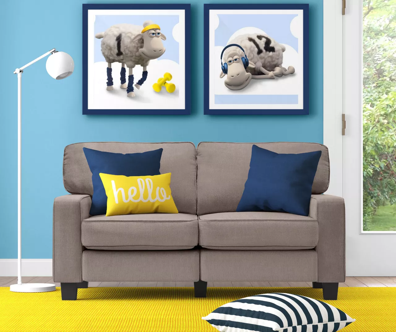 Palisades Glacial Gray Loveseat 5 Palisades Glacial Gray Loveseat - Image 5