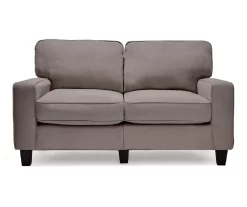Palisades Glacial Gray Loveseat