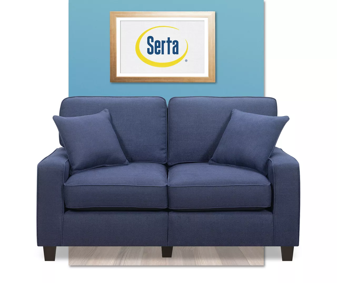 Palisades Navy Blue Loveseat 5 Palisades Navy Blue Loveseat - Image 5