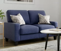 Palisades Navy Blue Loveseat 16 Palisades Navy Blue Loveseat -Chic Furniture Shop 810659257 A0 3