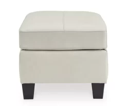 Signature Design By Ashley Genoa Leather Ottoman -Chic Furniture Shop 810697951 A0 4