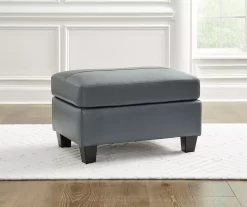 Signature Design By Ashley Genoa Leather Ottoman -Chic Furniture Shop 810697957 A0 2