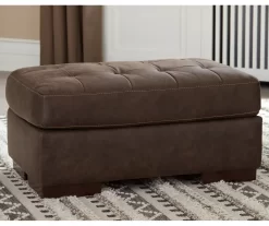 Signature Design By Ashley Maderla Faux Leather Ottoman -Chic Furniture Shop 810697964 A0 2