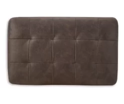 Signature Design By Ashley Maderla Faux Leather Ottoman -Chic Furniture Shop 810697964 A4 4