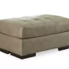 Signature Design By Ashley Maderla Faux Leather Ottoman