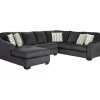 Signature Design By Ashley Eltmann Slate 3-Piece Sectional With Left-Facing Chaise