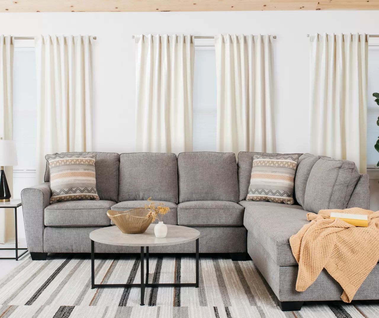 Broyhill Dudlee Smoke Sectional 2 Broyhill Dudlee Smoke Sectional - Image 2