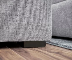 Broyhill Parkdale Dove Sectional & Ottoman Set -Chic Furniture Shop combo960002 5