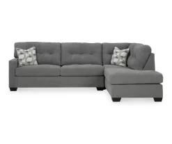 Signature Design By Ashley Highland Falls Gray Sectional